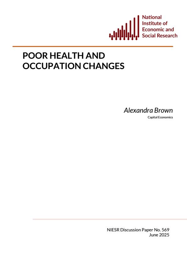 【19167E】【英国国家经济和社会研究所】健康状况不佳和职业变化