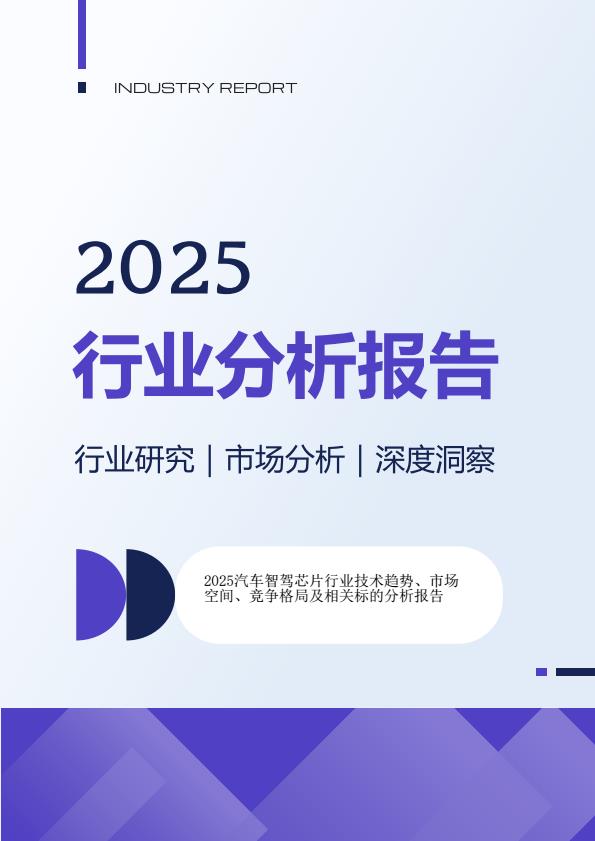 【20159E】【国盛证券】2025汽车智驾芯片行业技术趋势、市场空间、竞争格局及相关标的分析报告
