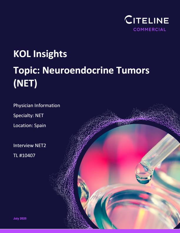 【20959E】KOL洞察报告丨神经内分泌肿瘤治疗的现状与挑战10407