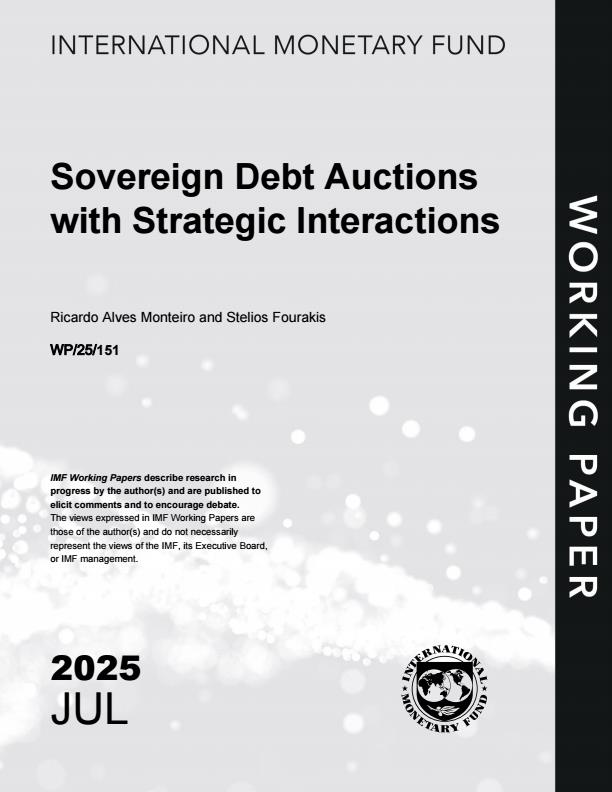 【20831E】【IMF】具有战略互动的主权债务拍卖2025.7